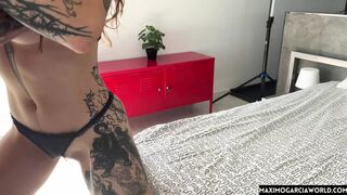 Skinny Inked Whore Anus Demolished By A Big Wang - Maximo Garcia V Eden Ivy