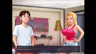 SUMMERTIME SAGA GAMEPLAY Gf gets a sexy creampied inside her cunt