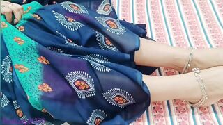 Bhabi saree charming pretty romance & amazing slammed