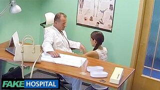 Desperate Russian Teeny Rewards Doctor with Hard Sex - Fake Hospital