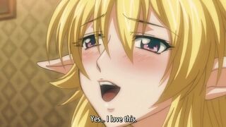 Elf with Giant Titties Enjoys to Make on Ahegao Face and Fuck