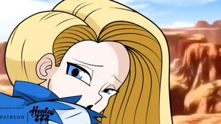 CREAM-PIE ANDROID 18 DRAGON BALL Z ANIME FILM