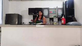 My perverted neighbor comes over for some sugar and ends up fucking my humongous butt with his hard dong. So lovely!