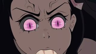 DEMON SLAYER NEZUKO SPERM IN MOUTH AND CREAM-PIE CARTOON