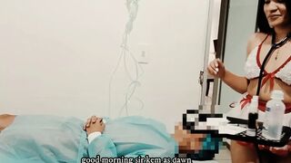 Deep throat of behind nurse in medical center Porn in spanish