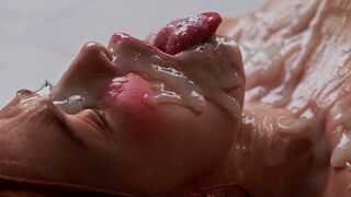 Fine Ginger Maid Clones Will Make You SPERM - Jia Lissa Solo Chick Masturbating Ahegao Bukkake